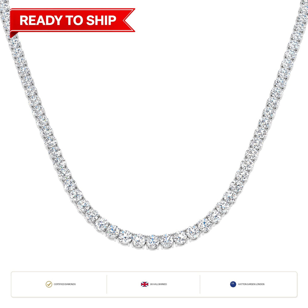 Lab grown diamond tennis bracelet