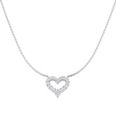 Heart-Shaped Diamond Pendant | Diamond Heart Pendant