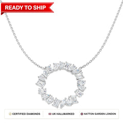 Lab grown diamond tennis bracelet