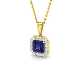 Blite Emerald Pendant 0.33ct to 1.25ct Gold (Without Chain )