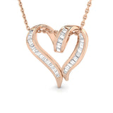 Ellie Heart Pendant Diamond 0.25ct to 1.25ct Gold (Without Chain )