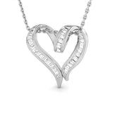 Ellie Heart Pendant Diamond 0.25ct to 1.25ct Gold (Without Chain )