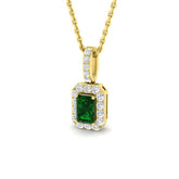 Sandra Blue Sapphire Pendant 0.33ct to 0.5ct Gold (Without Chain )