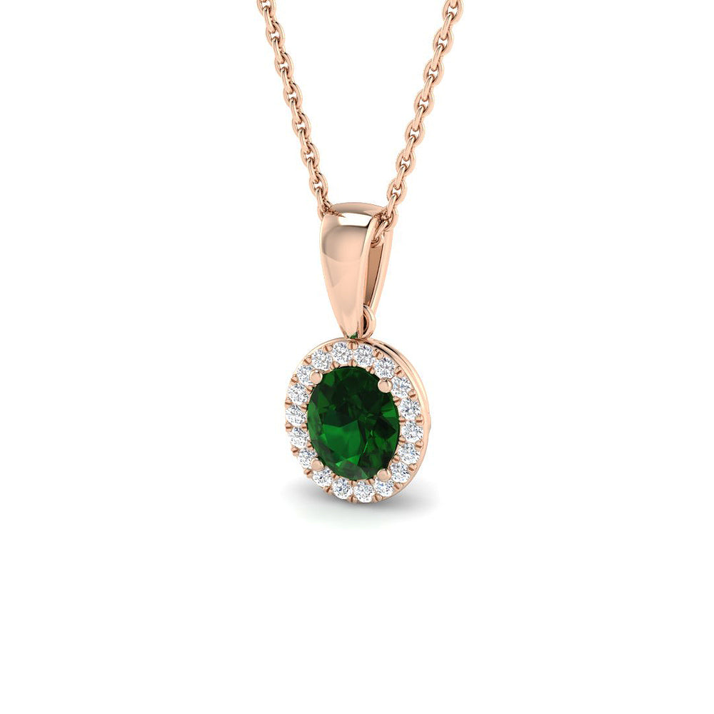 Amy Blue Sapphire Pendant 0.3ct to 2ct Gold (Without Chain )
