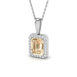 Beth Morganite Pendant 1.5ct Gold (Without Chain )