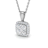 Laura Cluster Diamond Necklace 0.3ct Gold (Without Chain )