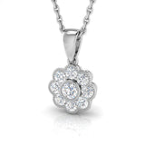 Bellis Vintage Diamond Pendant 0.25ct to 0.75ct Gold (Without Chain )