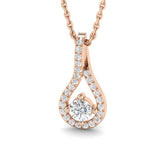 Libby Diamond Drop Pendant 0.15ct Gold (Without Chain )