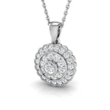 Hosta Vintage Pendant 0.33ct Diamond Gold (Without Chain )