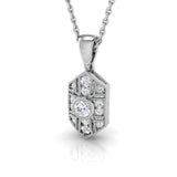 Orris Vintage Diamond Pendant 0.15ct to 0.5ct Gold (Without Chain )