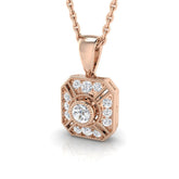 Opium Blue Sapphire Pendant 0.15ct to 0.2ct Gold (Without Chain )