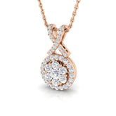 Anise Diamond Drop Pendant 0.33ct-0.5ct Gold (Without Chain )