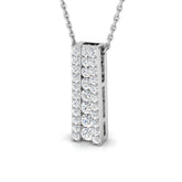 Rue Drop Diamond Pendant 0.5ct to 0.75ct Gold (Without Chain )
