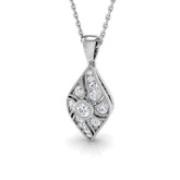 Mint Vintage Diamond Pendant 0.2ct-0.33ct Gold (Without Chain )