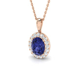 Eden Tanzanite Pendant 1.75ct to 6ct Gold (Without Chain )