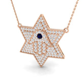 Evie Diamond Pendant 1.5ct Gold Religious(Without Chain )