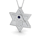 Evie Diamond Pendant 1.5ct Gold Religious(Without Chain )