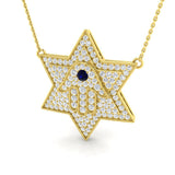 Evie Diamond Pendant 1.5ct Gold Religious(Without Chain )