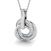 Iris Circle of Life Pendant 0.15ct to 0.75ct Gold (Without Chain )