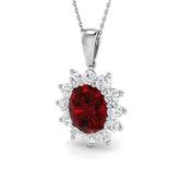 Alana Gemstone Pendant 1.75ct to 5.5ct Gold (Without Chain )
