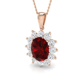 Alba Gemstone Pendant Diana 7.5ct Gold(Without Chain )