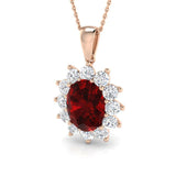 Alba Gemstone Pendant Diana 7.5ct Gold(Without Chain )