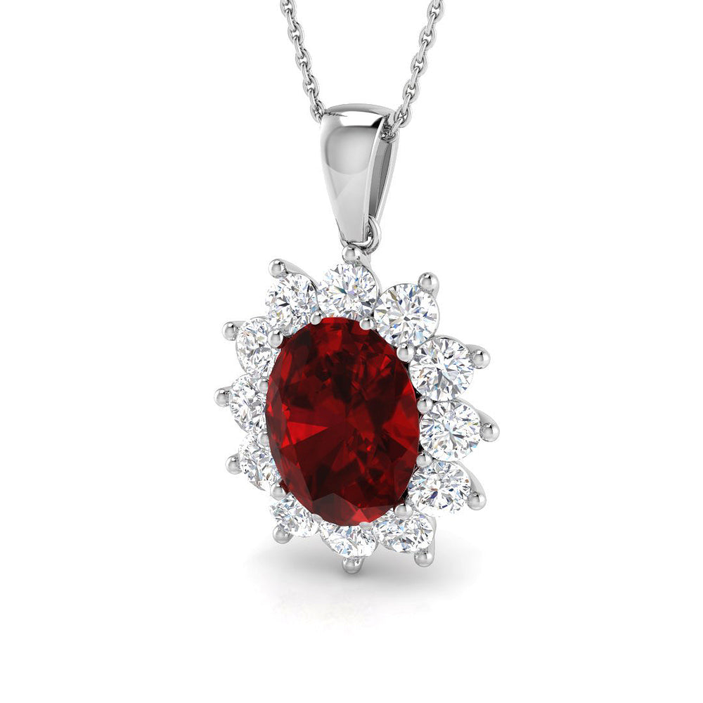 Alba Gemstone Pendant Diana 7.5ct Gold(Without Chain )