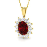 Alba Gemstone Pendant Diana 7.5ct Gold(Without Chain )