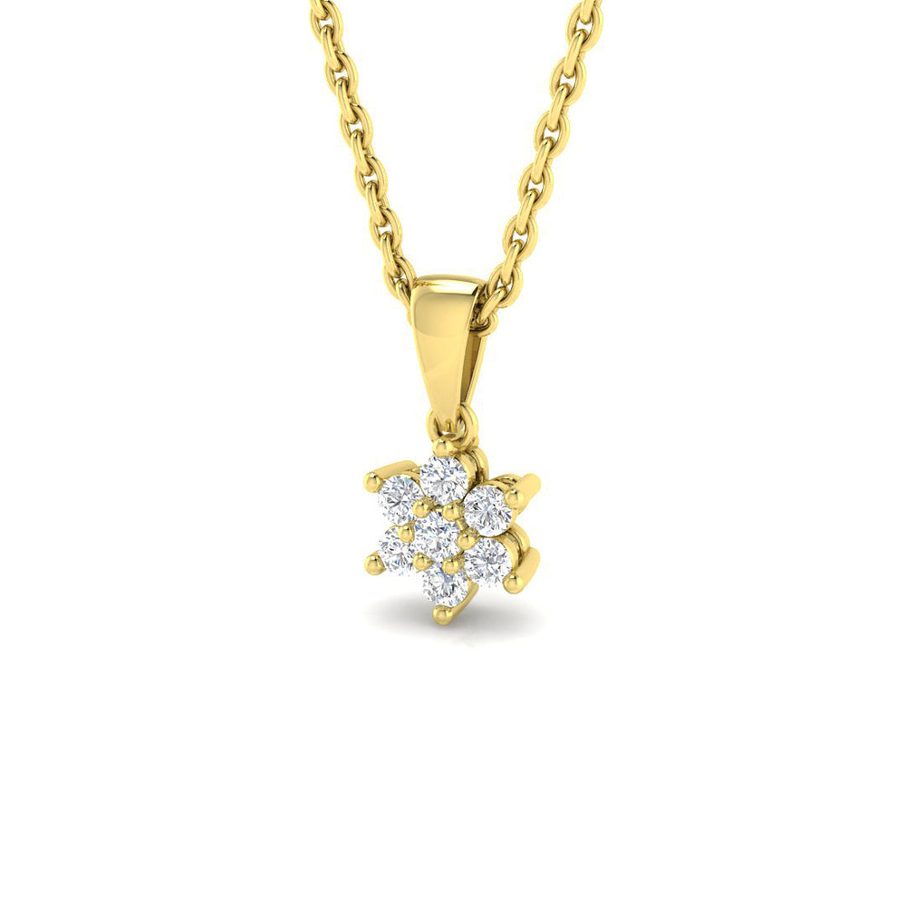 Avine Diamond Pendant 0.1ct to 0.33ct Gold (Without Chain )