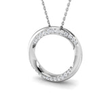 Gracie Diamond Circle of Life Pendant 0.2ct Gold (Without Chain )