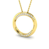 Gracie Diamond Circle of Life Pendant 0.2ct Gold (Without Chain )