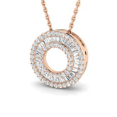 Hazel Diamond Circle of Life Pendant 0.3ct to 0.75ct Gold (Without Chain )