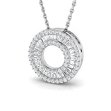 Hazel Diamond Circle of Life Pendant 0.3ct to 0.75ct Gold (Without Chain )