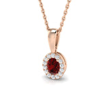 Anne Ruby Pendant 0.33ct to 1.25ct Gold (Without Chain )