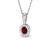 Anne Ruby Pendant 0.33ct to 1.25ct Gold (Without Chain )