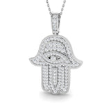 Yucca Diamond Pendant Religious 0.75ct to 1.5ct Gold (Without Chain )