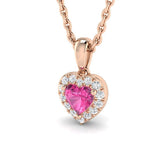 Dulcie Sapphire Pendant 0.3ct to 0.5ct Gold (Without Chain )