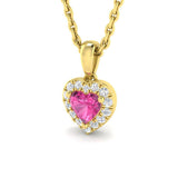 Dulcie Sapphire Pendant 0.3ct to 0.5ct Gold (Without Chain )