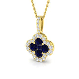 Wendy Blue Sapphire Pendant 1ct Gold (Without Chain )