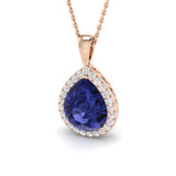 Emma Tanzanite Pendant 3.5ct to 5.5ct Gold (Without Chain )