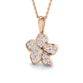 Dulse Diamond Pendant 0.33ct Gold (Without Chain )