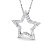 Mallow Diamond Pendant 0.5ct Gold (Without Chain )