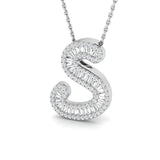 Barmy Diamond Initials Pendant 0.5ct Gold A to Z(Without Chain )