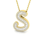 Barmy Diamond Initials Pendant 0.5ct Gold A to Z(Without Chain )