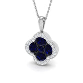 Nigel Blue Sapphire Pendant 1.5ct to 2ct Gold (Without Chain )