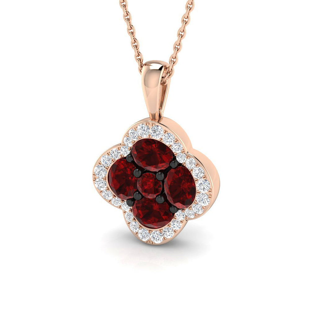 Nathan Ruby Pendant 2.5ct Gold (Without Chain )