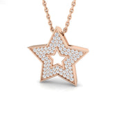 Clare Diamond Pendant 0.15ct Gold (Without Chain )