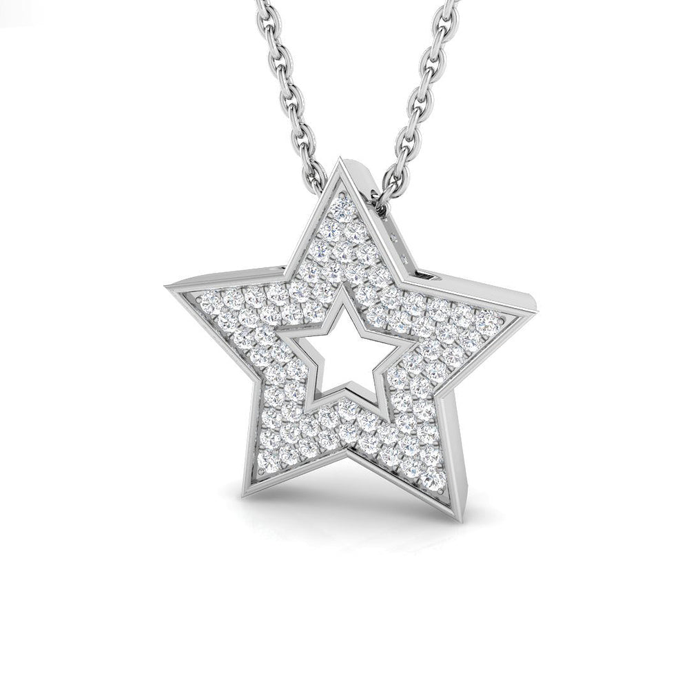 Clare Diamond Pendant 0.15ct Gold (Without Chain )