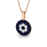 Clara Blue Sapphire Pendant 0.5ct Gold (Without Chain )