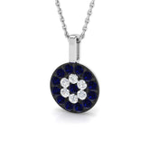 Clara Blue Sapphire Pendant 0.5ct Gold (Without Chain )